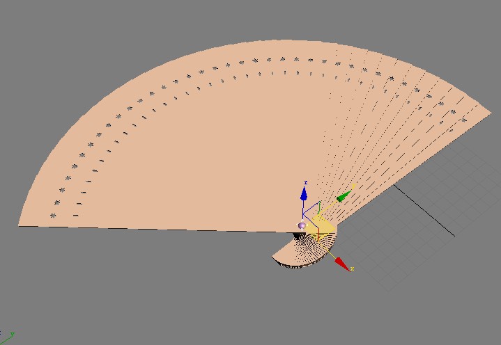 3DSMAX打造逼真漂亮木扇子教程9