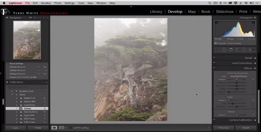 新版Lightroom CC可以除雾霾3