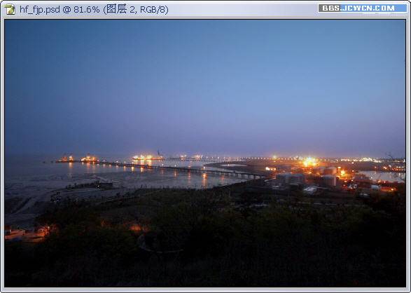 Photoshop简单对夜景图片进行美化处理12