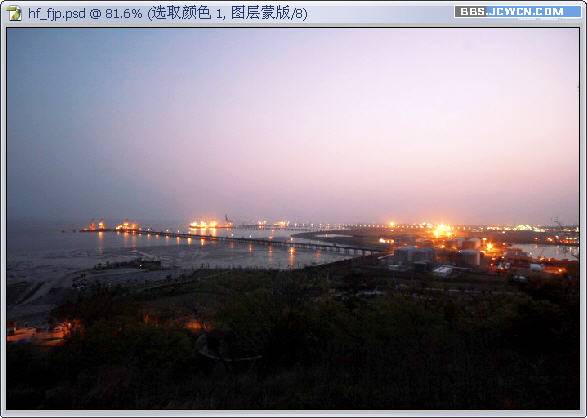 Photoshop简单对夜景图片进行美化处理10