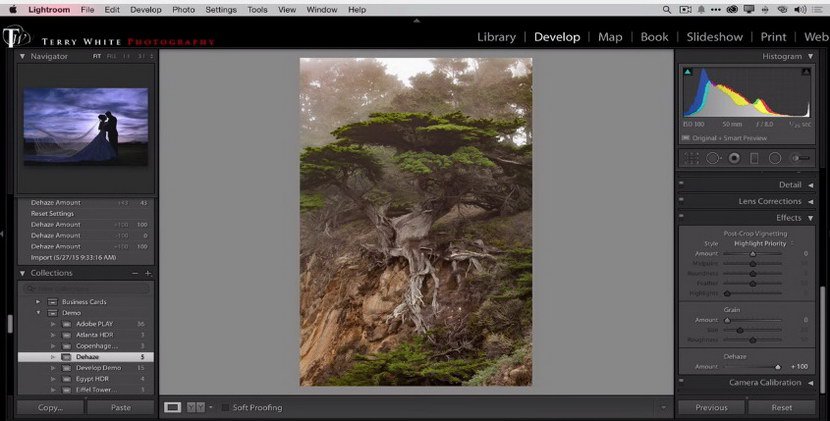 新版Lightroom CC可以除雾霾4