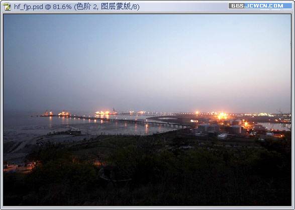 Photoshop简单对夜景图片进行美化处理7