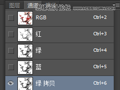 Photoshop巧用通道工具快速抠出中国风梅花6