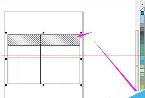 Coreldraw x5怎么绘制表格并填充颜色?3