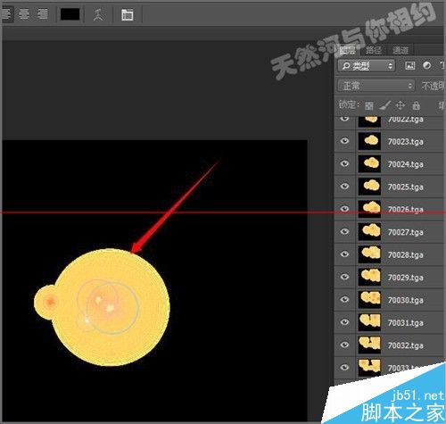 幻影粒子制作的tga序列导入ps不清楚的解决办法1