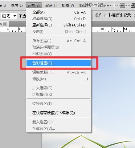 Photoshop巧用色彩范围抠出小草效果图3