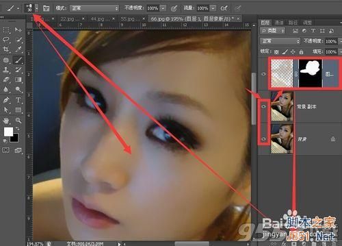 photoshop去掉照片上人物的雀斑等瑕疵7