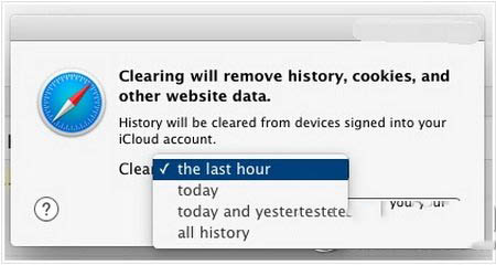 mac版safari浏览记录怎么删除？2