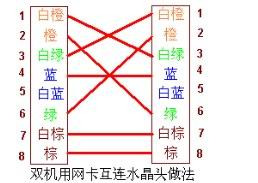 网线接头顺序是什么4