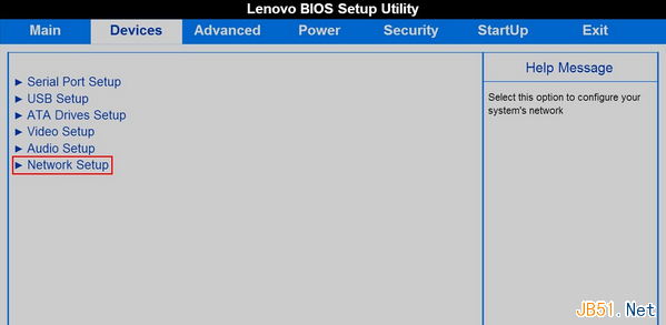 联想电脑Win7系统在BIOS里面启用网卡教程1