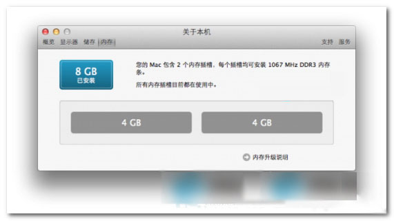 Mac设备的内存怎么查看？1