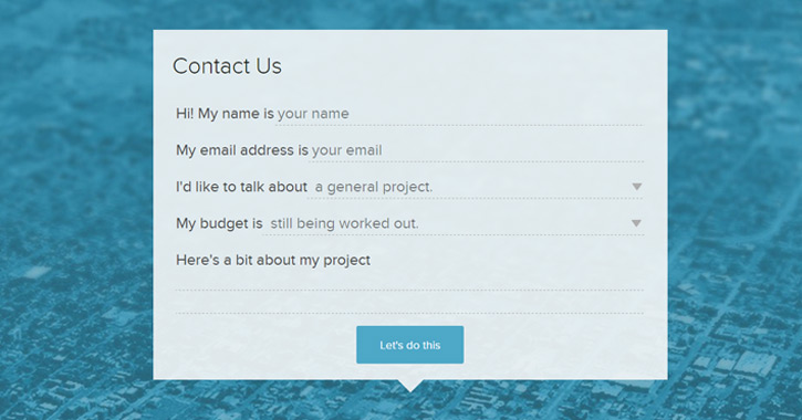 五招教你设计一个顶尖的“联系我们”页面3