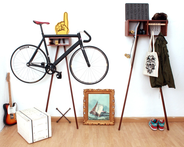 如何在空间有限的家里摆放自行车？63