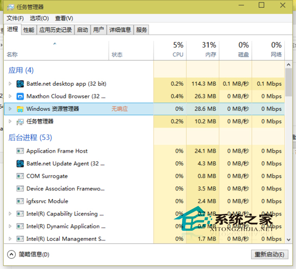 Win10应用程序频繁出现无响应怎么办1