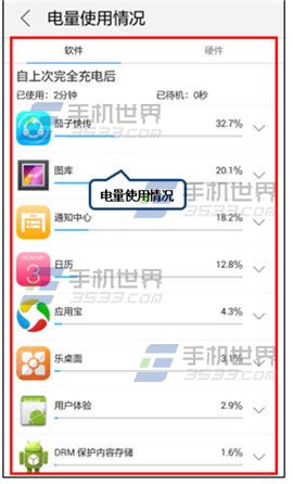 Moto X怎么查看电池的使用情况4