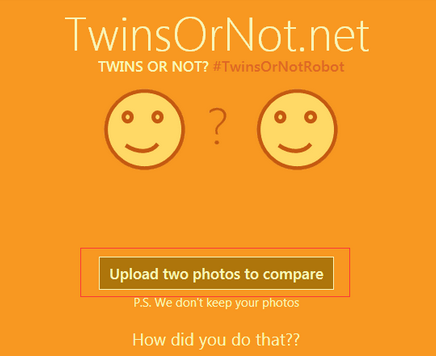 微软测双胞胎工具twinsornot怎么玩？1