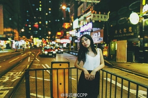 夜景美女人像拍摄技巧4