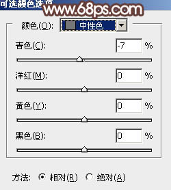 Photoshop给草原人物图片加上梦幻的粉色晨雾效果7