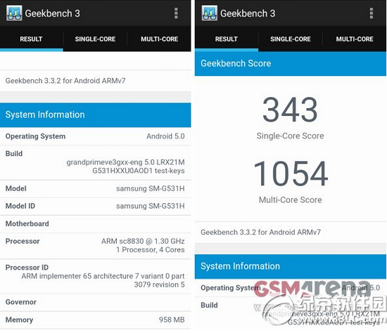 三星galaxy grand prime超值版跑分测评1