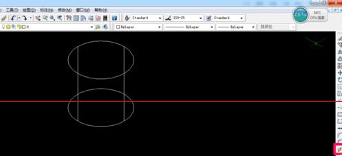 CAD怎么绘制立体圆柱体？9