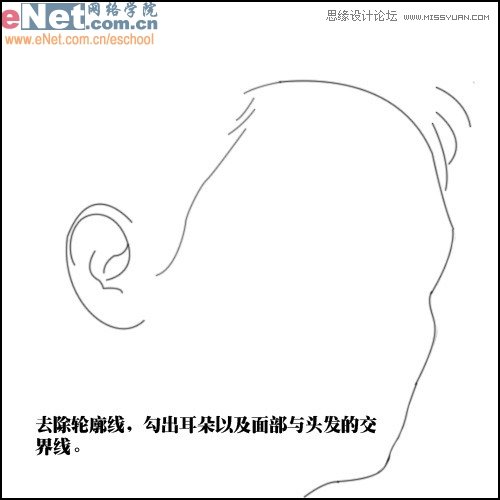 PS纯鼠绘素描帅气男生头像4