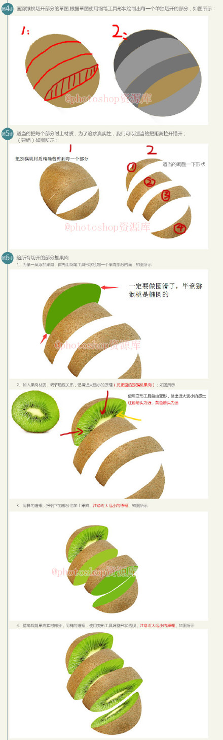 创意切水果合成思路及一些实用产品修图技巧5