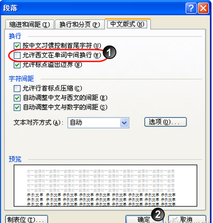 Word英文单词排版断行的技巧2