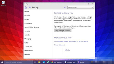 Win10禁用小娜助手保护隐私教程1