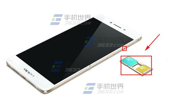 OPPO R7s怎么插卡?1