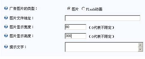 SiteServer CMS广告项管理设置2