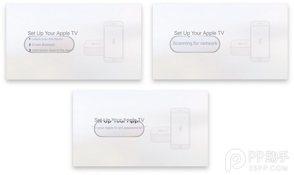 Apple TV 4开机设置教程2