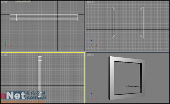 3D MAX制作夜晚广告灯箱效果3