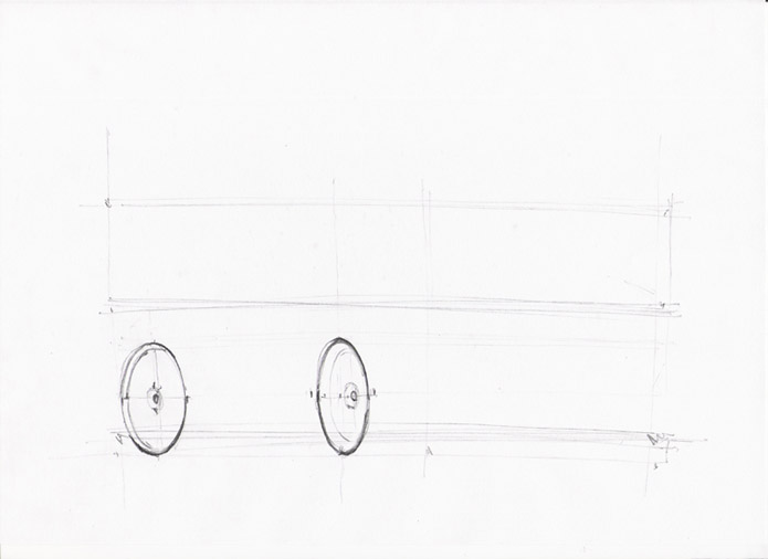 如何画汽车草图3