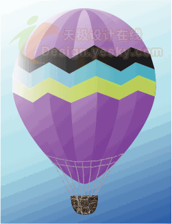 Illustrator简单绘制热气球1