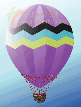 Illustrator简单绘制热气球11