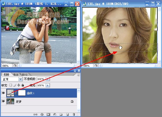 Photoshop利用拖放图层快速调整图像色调5