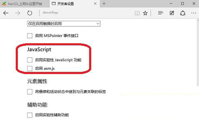 Win10系统Edge浏览器隐藏设置的开启方法3