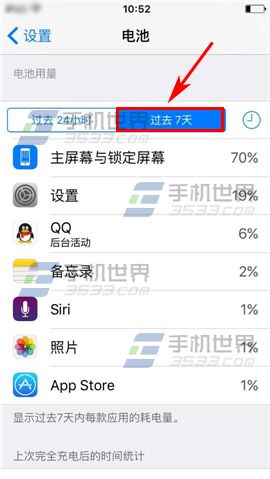 苹果iPhone6sPlus电量使用情况如何查看4