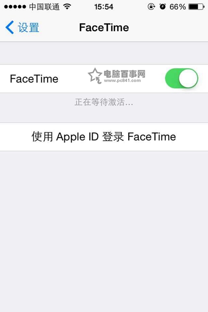iPhone6怎么激活FaceTime4