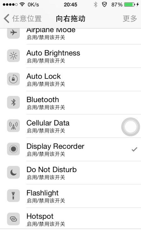 IOS8如何彻底解决录屏神器Display Recorder破解后手势问题2