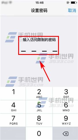 iPhone6sPlus怎么开启访问限制?5