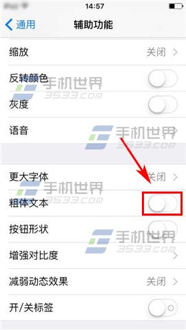 iPhone6S粗字体怎么开启4