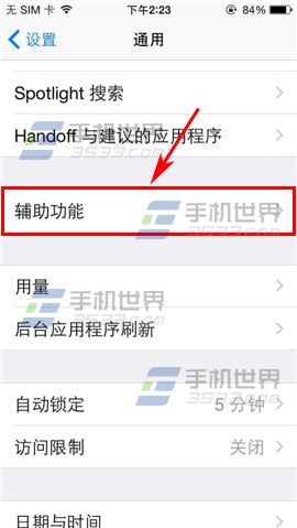 iPhone5黑白屏幕怎么设置？3