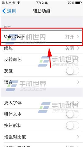 iPhone6Plus盲人模式关闭方法4