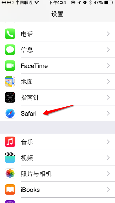 iPhone6怎么查看Safari密码1