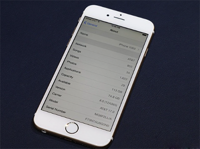 iphone6 16G总容量怎么只有12G1