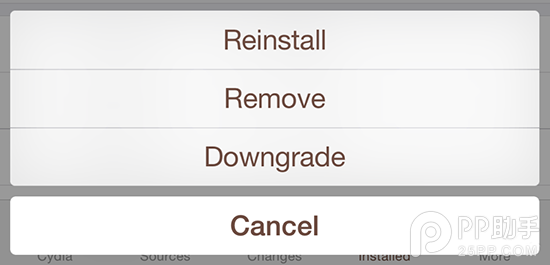 教你在Cydia版本中对插件/应用进行降级1