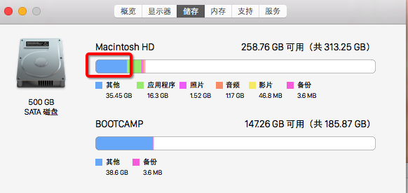 Mac磁盘里的其他东西能不能删除2