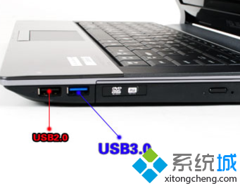 笔记本电脑如何区分USB2.0和USB3.0接口1