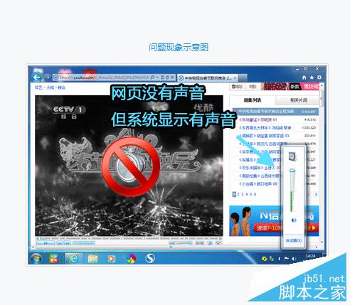 网页没有声音但系统显示有声音怎么回事?1